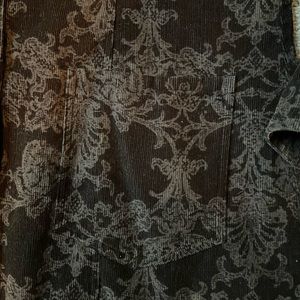 J Jill black paisley coat-Fall weather- long style